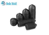 Schwarze Farbe des Kegel-Punkt-Gewindestift-Hexen-Sockel-Klemmschrauben-Material-legierten Stahl-45H des Lärm-914