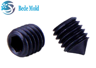 Schwarze Farbe des Kegel-Punkt-Gewindestift-Hexen-Sockel-Klemmschrauben-Material-legierten Stahl-45H des Lärm-914